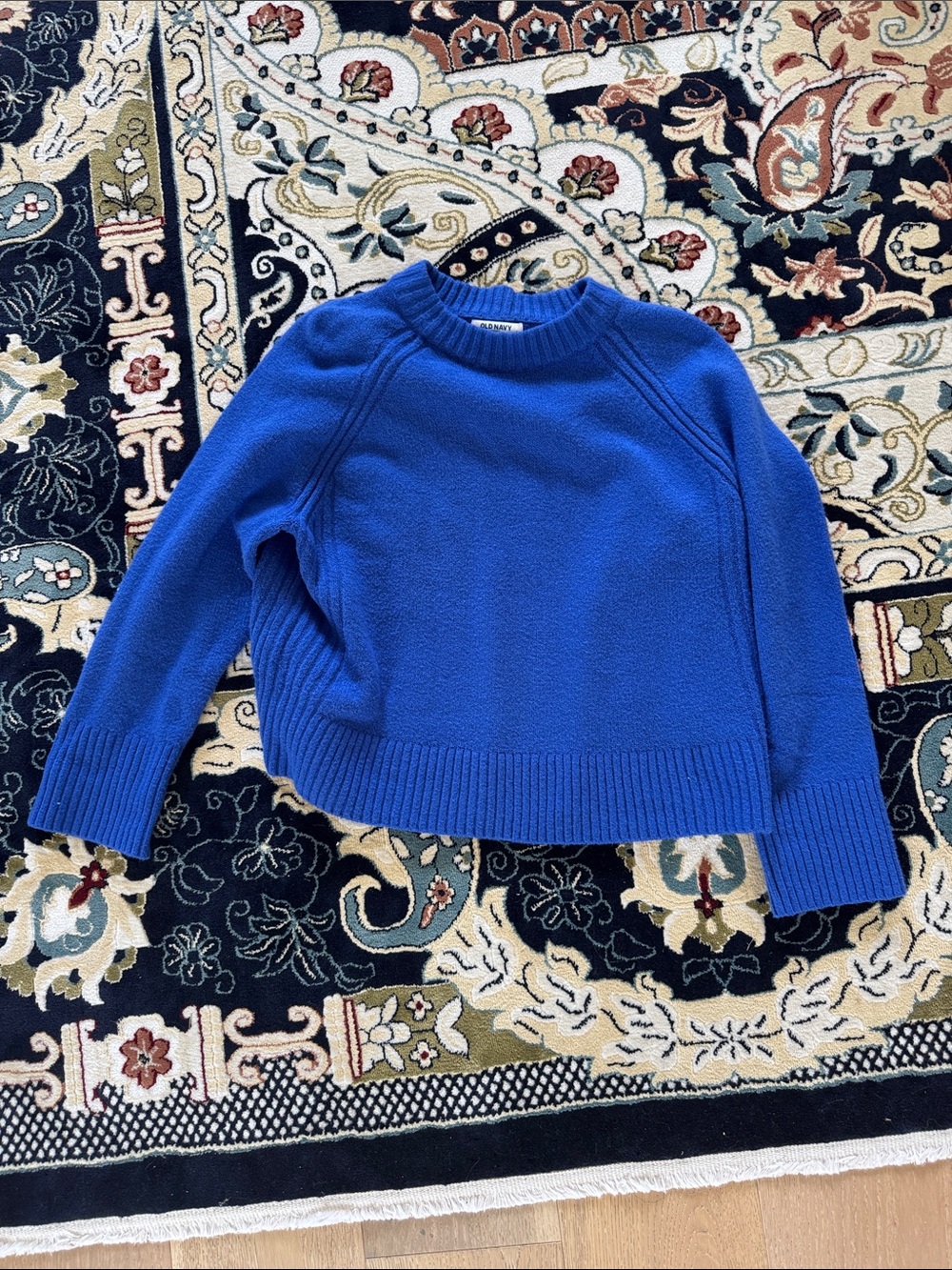 Classic Crewneck Women's Sweater in Royal Blue